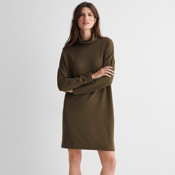 NWT Olive Green Sweater Dress - Simons - Picture 1 of 8
